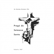 Pregó Setmana Santa 1967 Felanitx