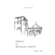 Pregó Setmana Santa 1989 Felanitx