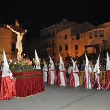 La Confraria amb el Pas del Sant Crist. Processó Setmana Santa de Felanitx de 2010