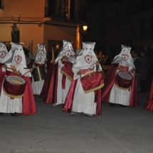 Conjunt de tamborers de la Confraria. Processó Setmana Santa de Felanitx de 2010