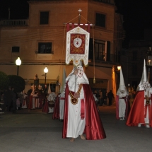 Encapçalament de la Confraria a la Processó. Processó Setmana Santa de Felanitx de 2010