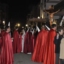 Confrares preparant-se abans de la Processó. Processó Setmana Santa de Felanitx de 2010