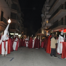 Confrares preparant-se abans de la Processó. Processó Setmana Santa de Felanitx de 2010