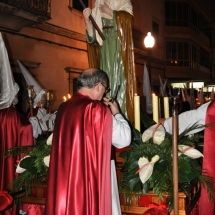 Pas de Santa Maria Magdalena abans de partir la Processó. Processó Setmana Santa de Felanitx de 2010