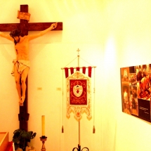 Crist a la Creu a l&#039;exposició a la Casa de Cultura de Felanitx. 50è Aniversari de la Fundació de la Confraria