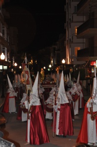 Sortida de la Processó i Pas del Crist Jacent. Processó Setmana Santa de Felanitx de 2009