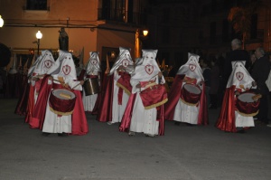 Conjunt de tamborers de la Confraria. Processó Setmana Santa de Felanitx de 2010