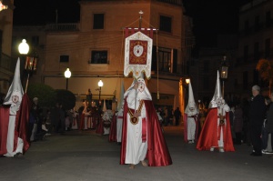 Encapçalament de la Confraria a la Processó. Processó Setmana Santa de Felanitx de 2010