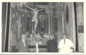 Benedicció del pas del Crist. 20 de març de 1959. Imatges retrospectives