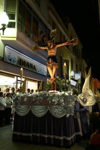Pas del Sant Crist (rèplica d'un altre que es troba al poble d'Orellana la Vieja). Confraria del Santíssim Crist de la Capella
