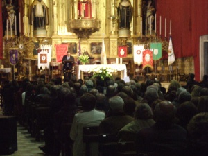 Jaume Canet pronuncia el pregó. Pregó Setmana Santa 2009